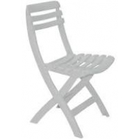 Cadeira Plast. S/ Braco Dobravel Branco - Tramontina Ipanema 92010/010
