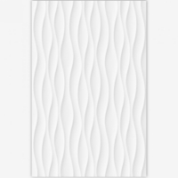 Piso Almeida 30X46 Glass Tonalidade 43 (2,00m² - 14pcs) Branco Relevo Brilhante