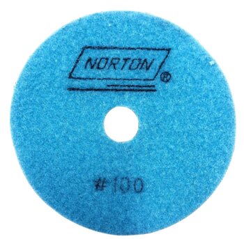 Disco Diamantado Flexível Polir Gr 100 100mm Azul - Norton 70184607720