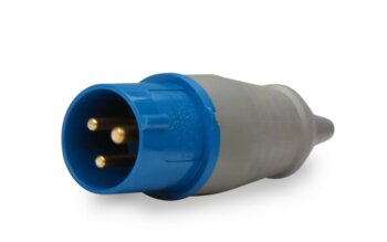 Plug Móvel Macho 2p+T 16a 220v Azul - Soprano / Scame / Manplex