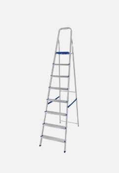 Escada De Aluminio 8 Degraus - Mor 005106 (2,22mx1,13mx51cm)