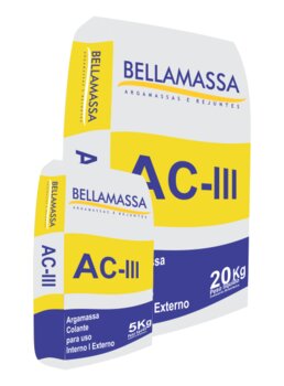 Argamassa Ac  III 20kg Cinza – Bellamassa