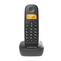 Telefone Sem Fio com Id Preto - Intelbras Ts2510